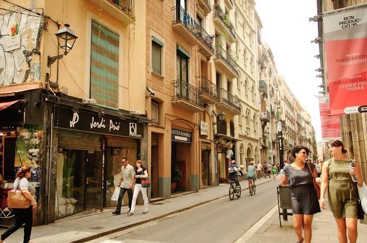 Penzion Center-Ramblas Barcelona Exteriér fotografie